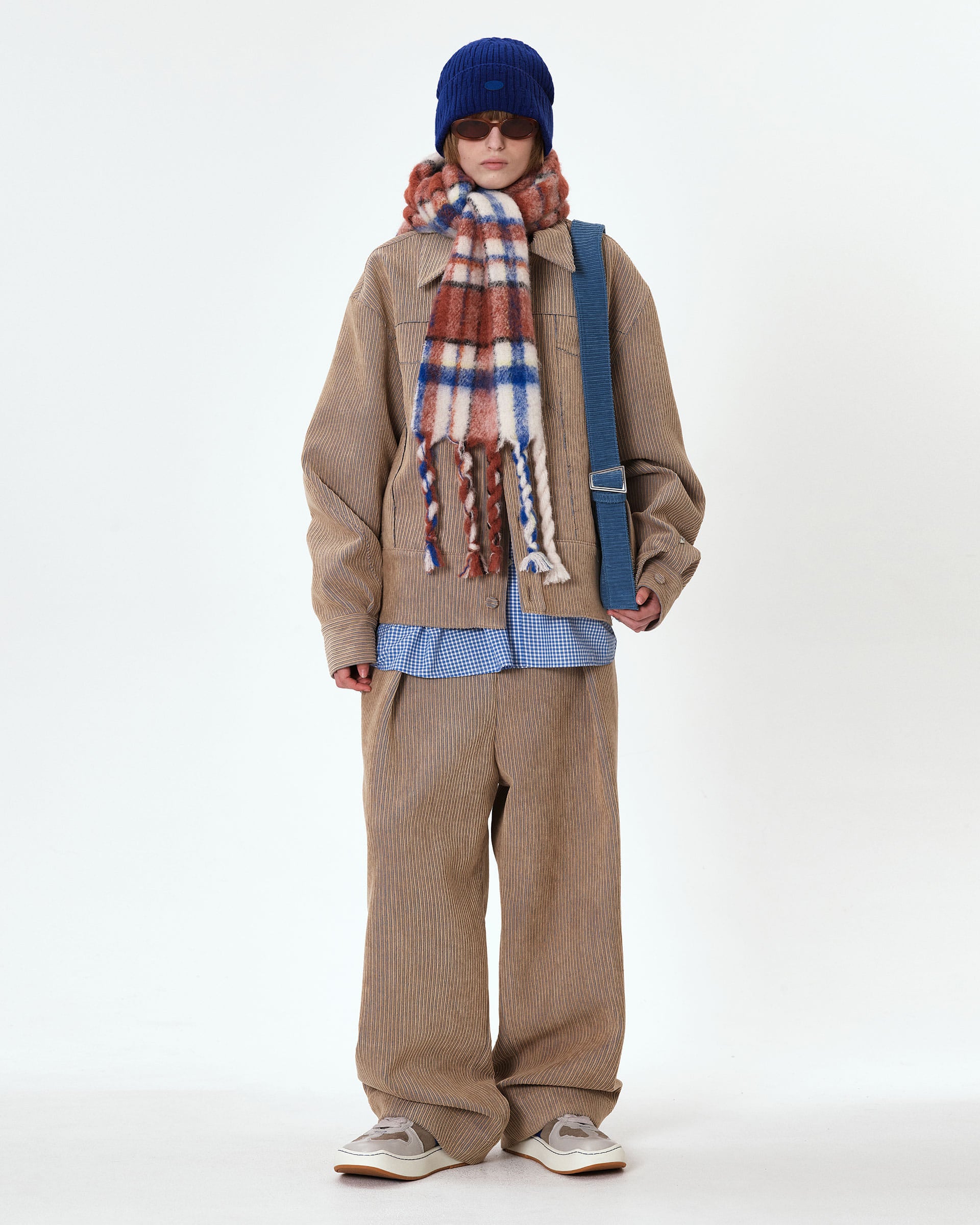 Ader Error - Carid trucker jacket (Beige) product image 2 | TRAB K-Fashion Australia