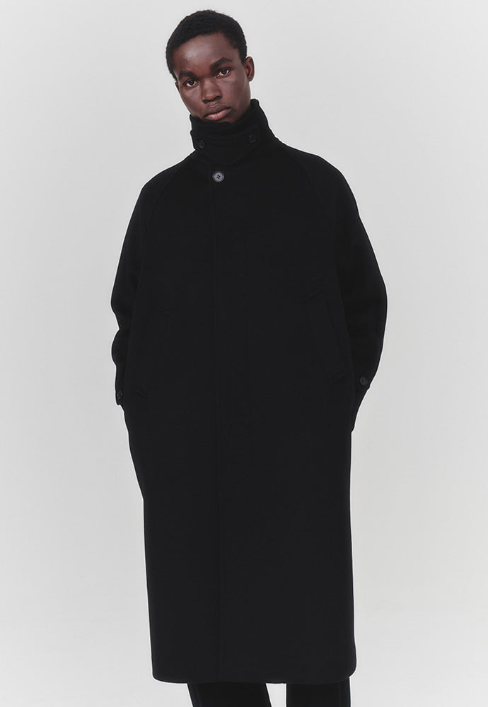 Art if acts - Cashmere Soutien Collar Coat (Black) product image 6 | TRAB K-Fashion Australia