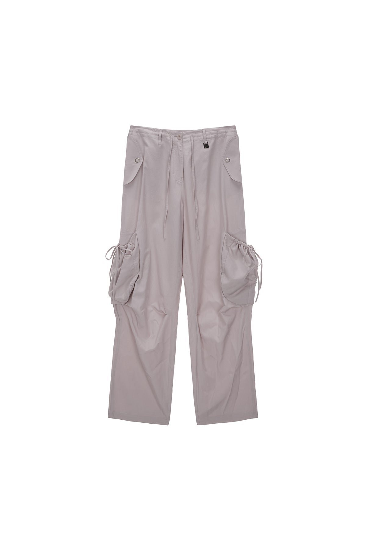 Matin Kim - String Point Big Pocket Cargo Pants (Light Pink) product image 1 | TRAB K-Fashion Australia