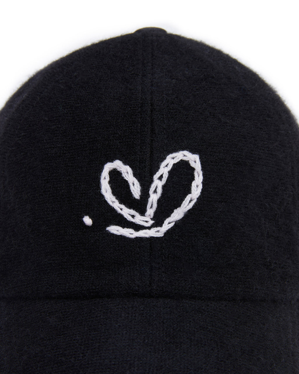 Ader Error - Twinkle heart logo cap (Noir) product image 6 | TRAB K-Fashion Australia