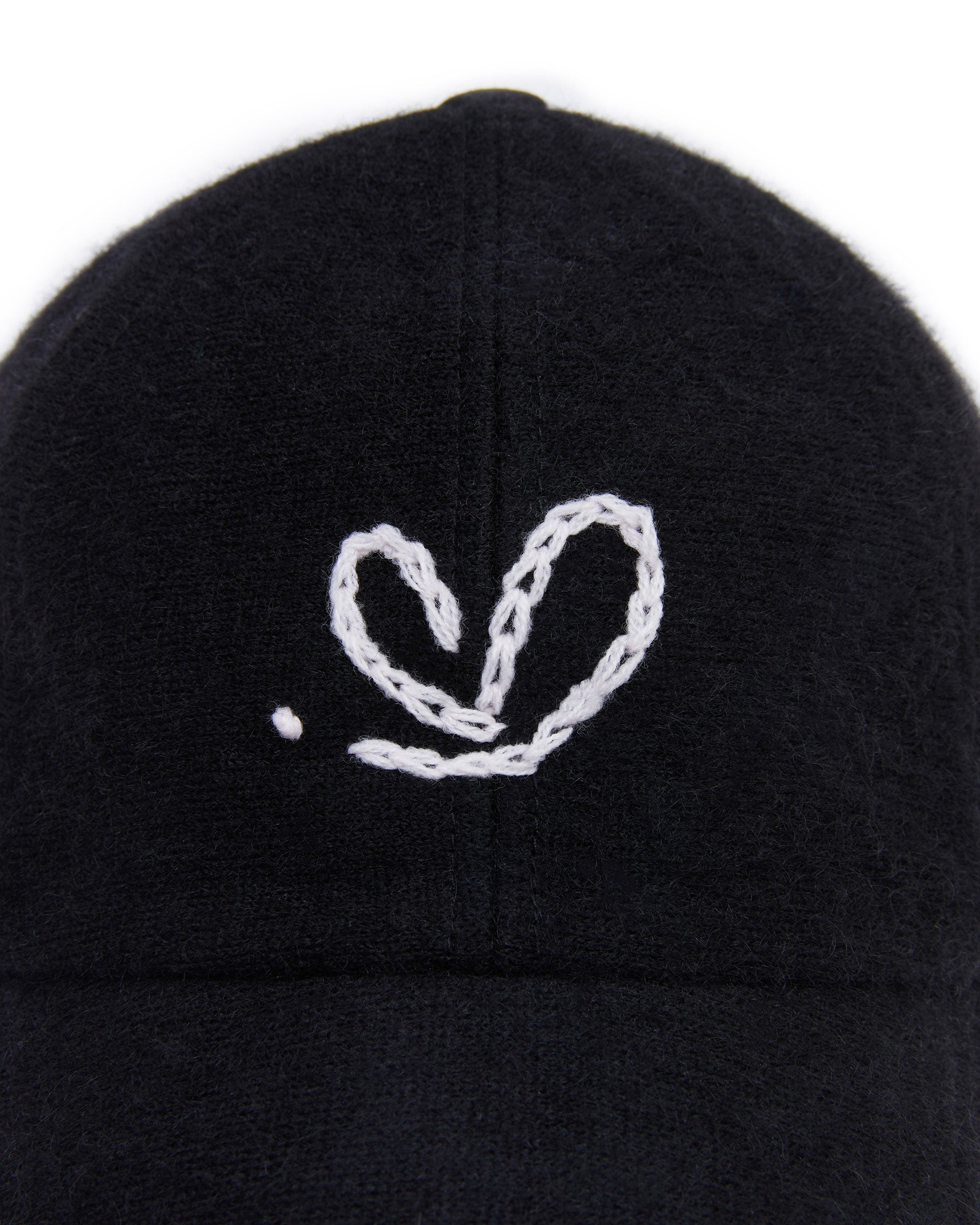 Ader Error - Twinkle heart logo cap (Noir) product image 6 | TRAB K-Fashion Australia
