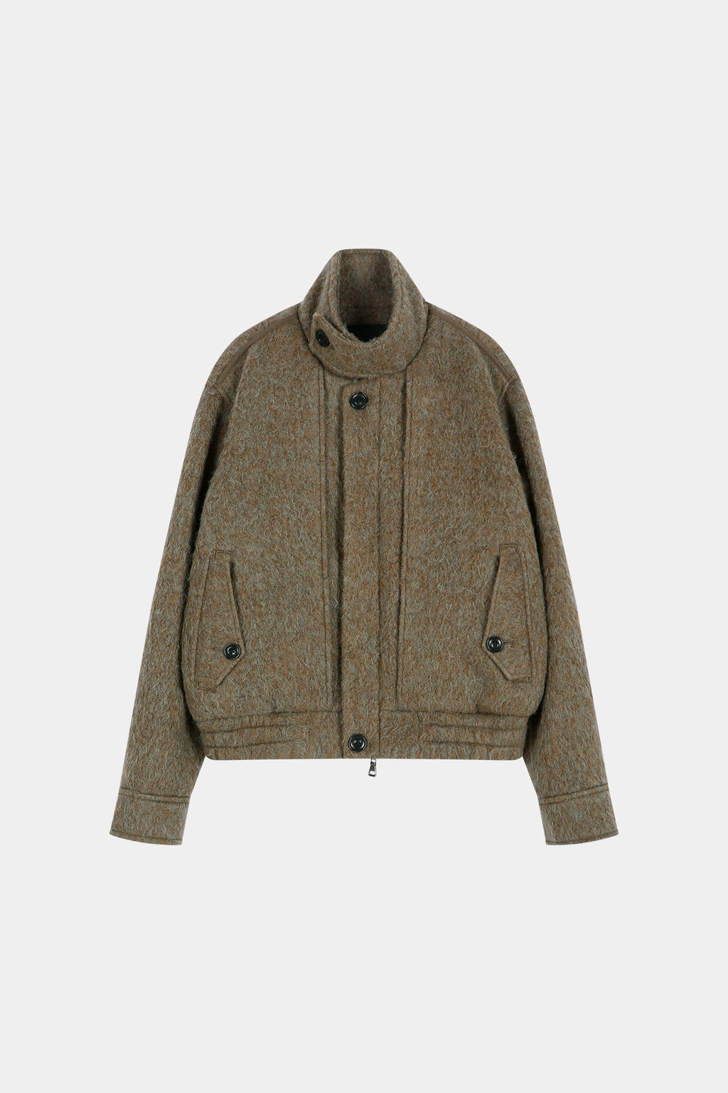 Andersson Bell - Linus Harrington Wool Jacket (brown/grey) (Brown/Grey) product image 13 | TRAB K-Fashion Australia