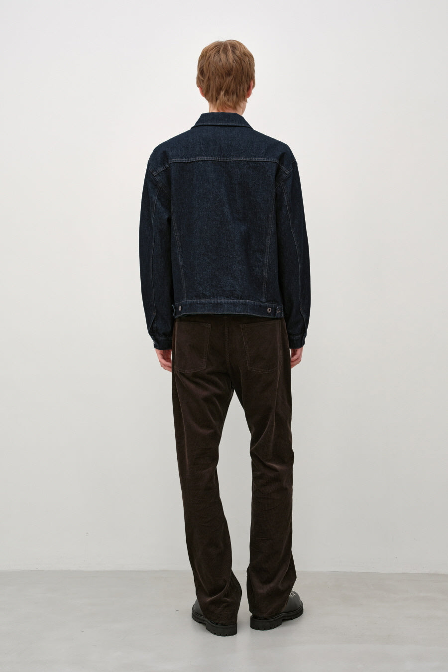 Insilence - Corduroy SemiFlare Pants (Brown) product image 2 | TRAB K-Fashion Australia