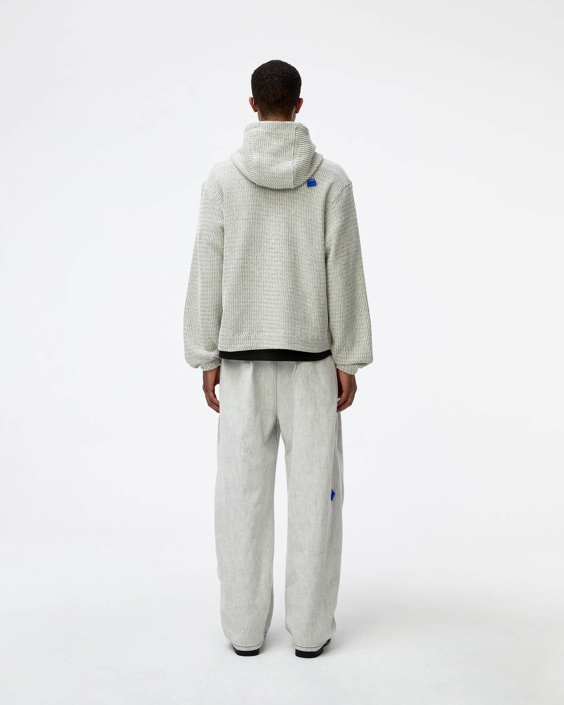 Ader Error - Lunel Hoodie Zip-Up Product. 30 (Off White) product image 3 | TRAB K-Fashion Australia