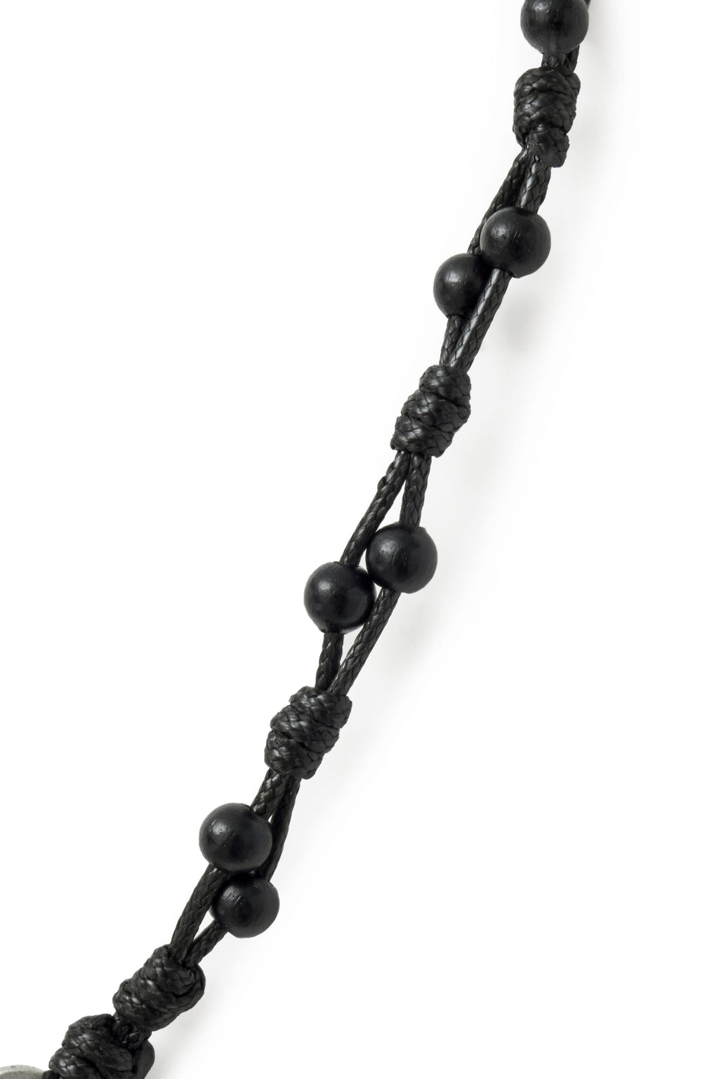 Hatchingroom - Wood ball Necklace Black (OC) product image 2 | TRAB K-Fashion Australia