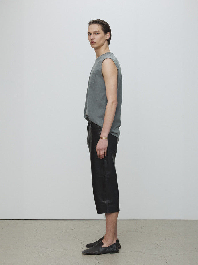 Tonywack - Garment-Dyed Patch Pocket Sleeveless (Faded Carbon) product image 3 | TRAB K-Fashion Australia