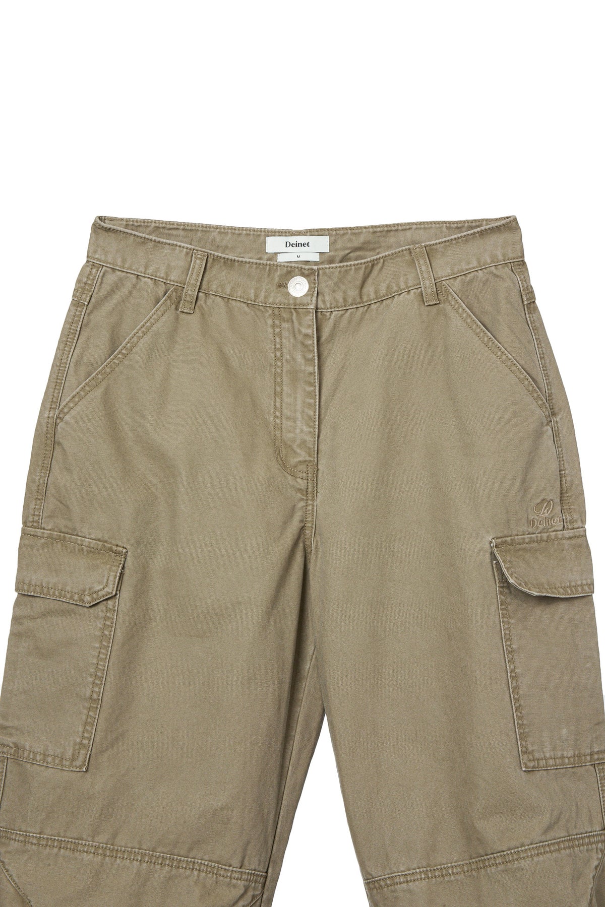 Deinet - Vintage Washed Cargo Pants (Beige) product image 3 | TRAB K-Fashion Australia