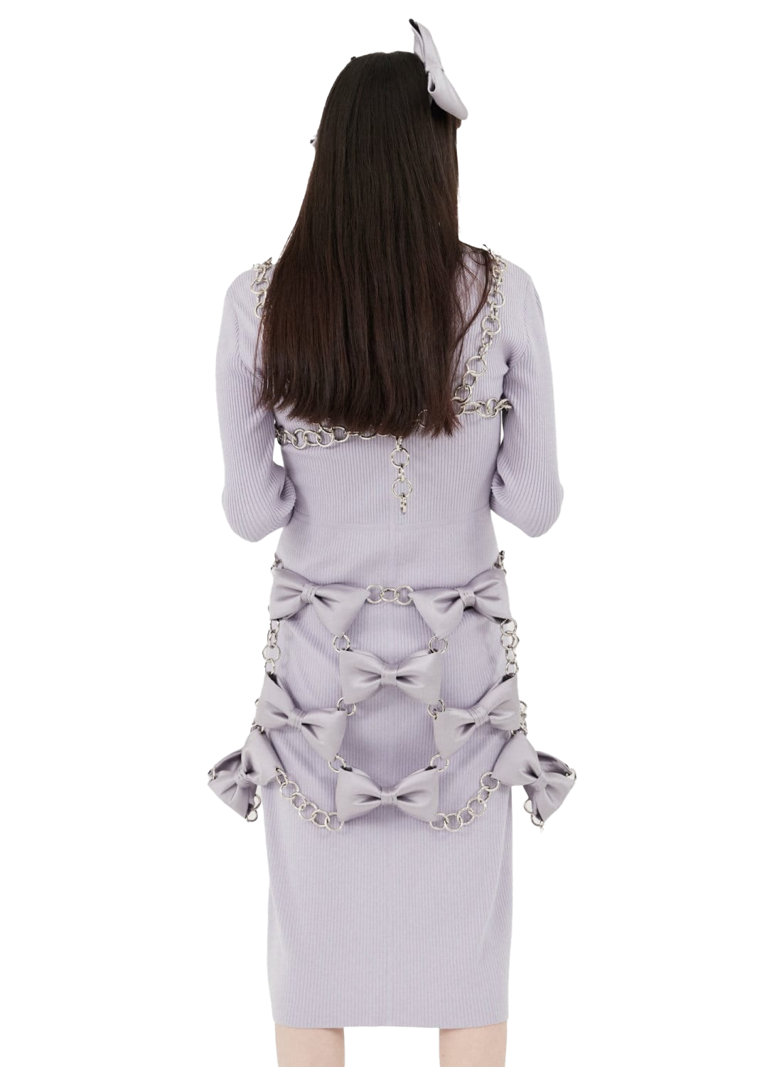 Kimhe Kim - Monroe Ribbon Chain Top Or Skirt (Lavender) product image 3 | TRAB K-Fashion Australia