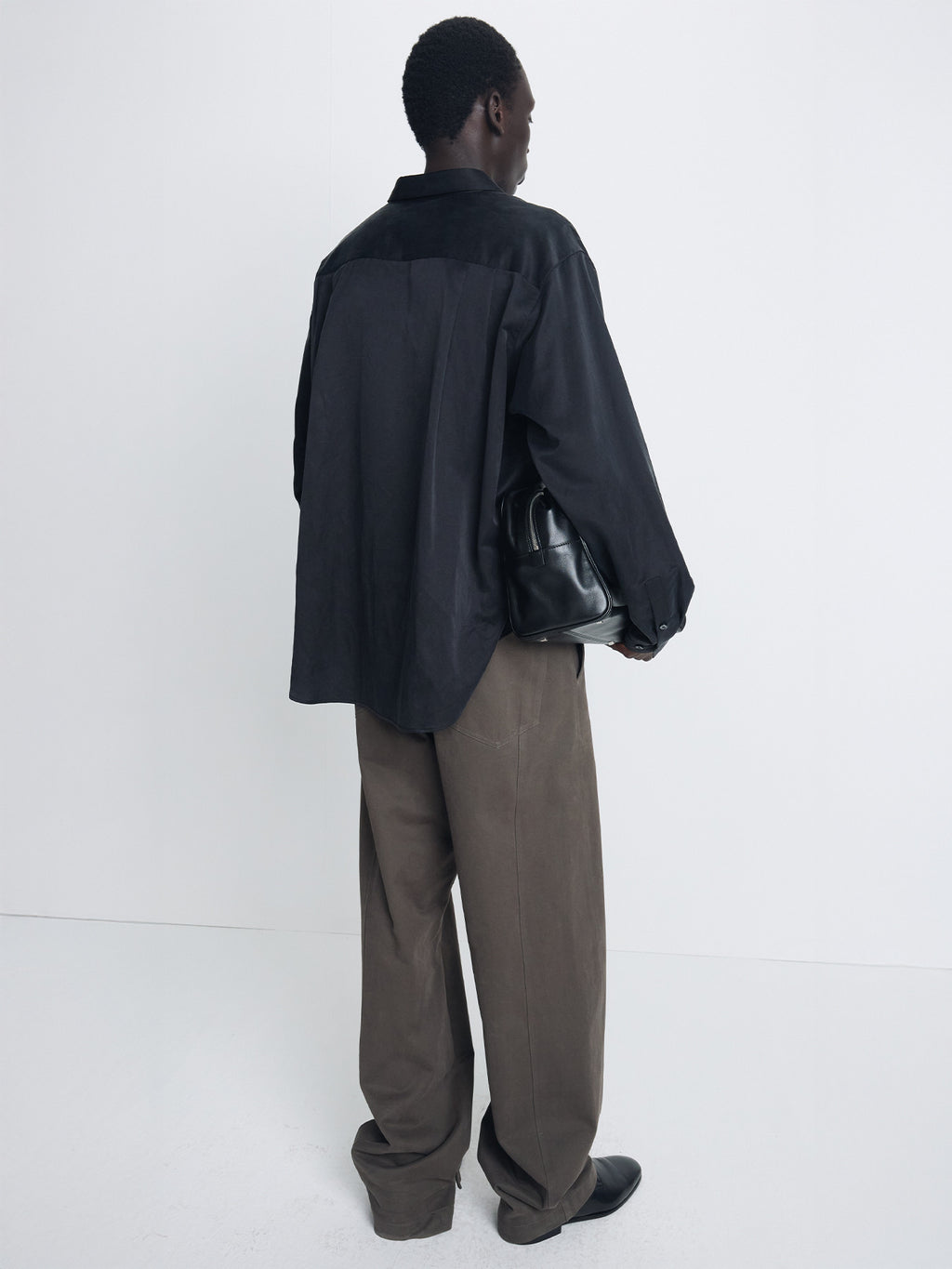Tonywack - Silk Cotton Essential Shirt (Black) product image 3 | TRAB K-Fashion Australia