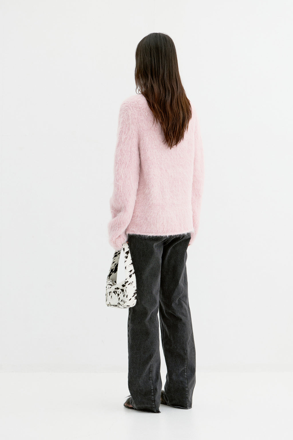 Coor - Fuzzy Oversized Knit (Pink) product image 4 | TRAB K-Fashion Australia
