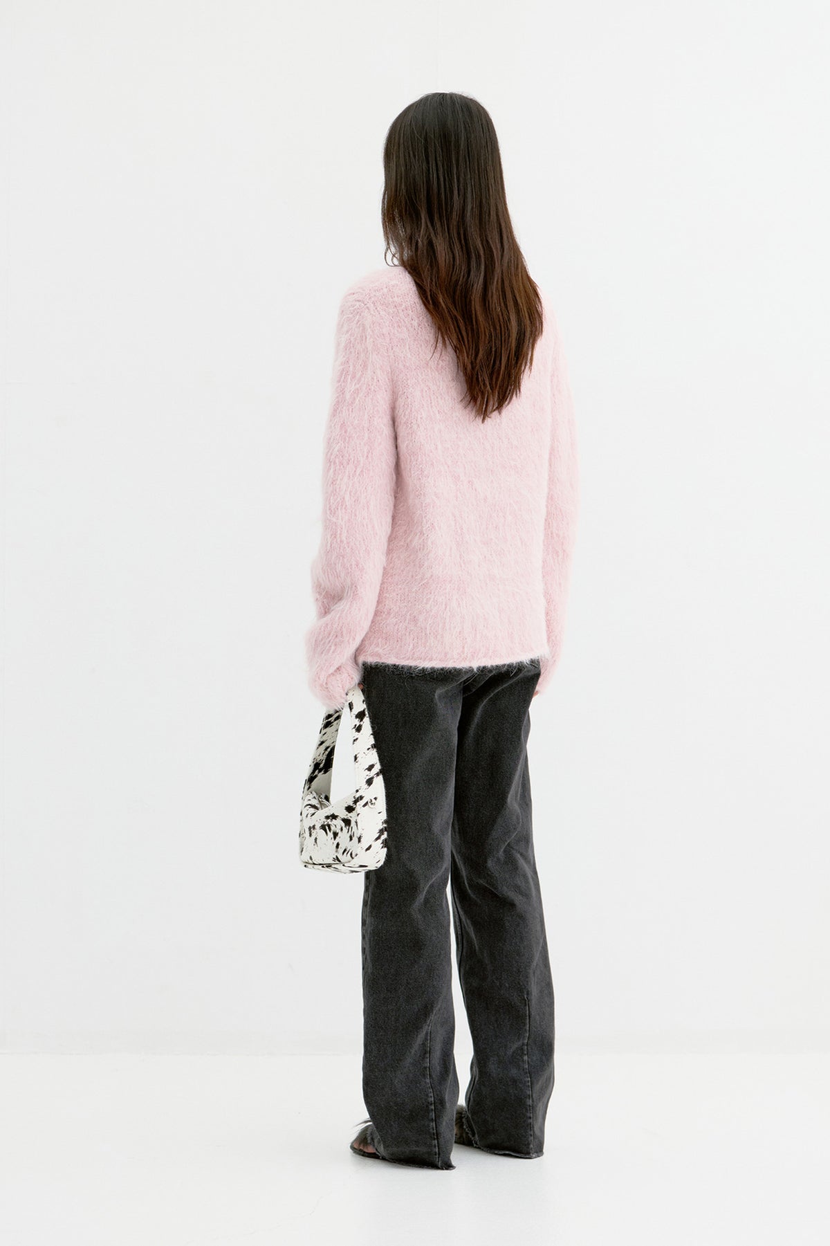 Coor - Fuzzy Oversized Knit (Pink) product image 4 | TRAB K-Fashion Australia