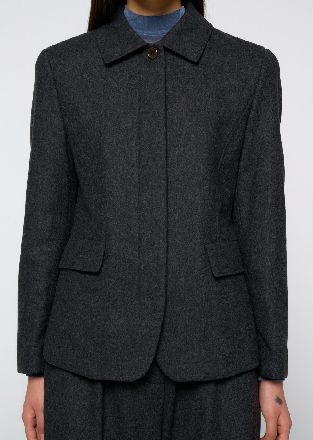 Amomento - Padded wool jacket (Charcoal) product image 7 | TRAB K-Fashion Australia
