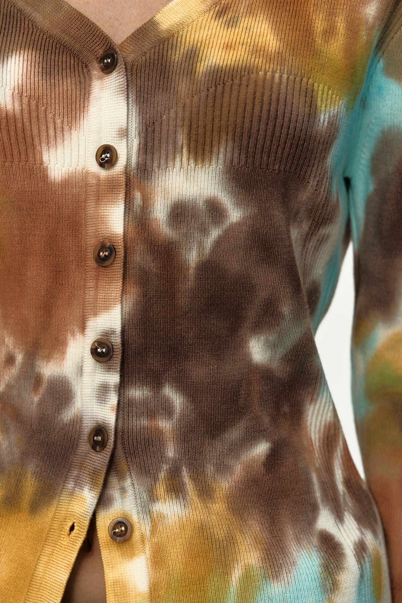Andersson Bell - Multi-Dye Knit Cardigan (Brown) product image 6 | TRAB K-Fashion Australia
