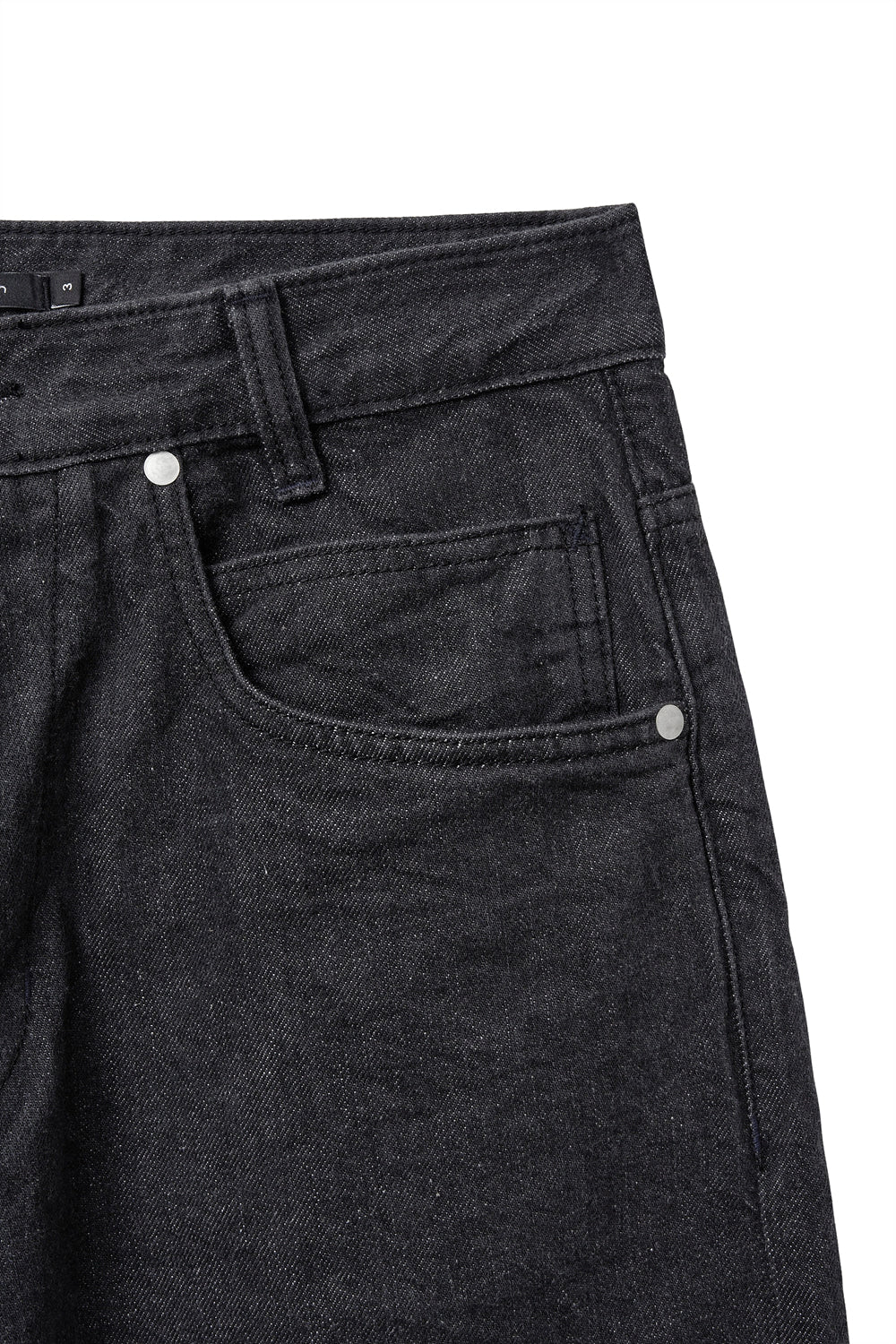 Hatchingroom - Regular Selvedge Jeans (Dark Grey) product image 4 | TRAB K-Fashion Australia