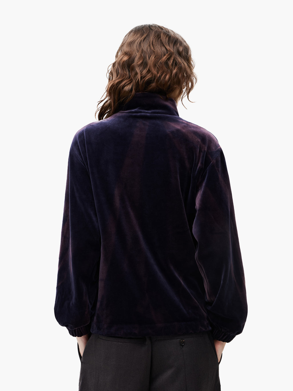 Jiyong Kim - Sun-Bleached Half-Zip Sweatshirt (Navy) product image 5 | TRAB K-Fashion Australia