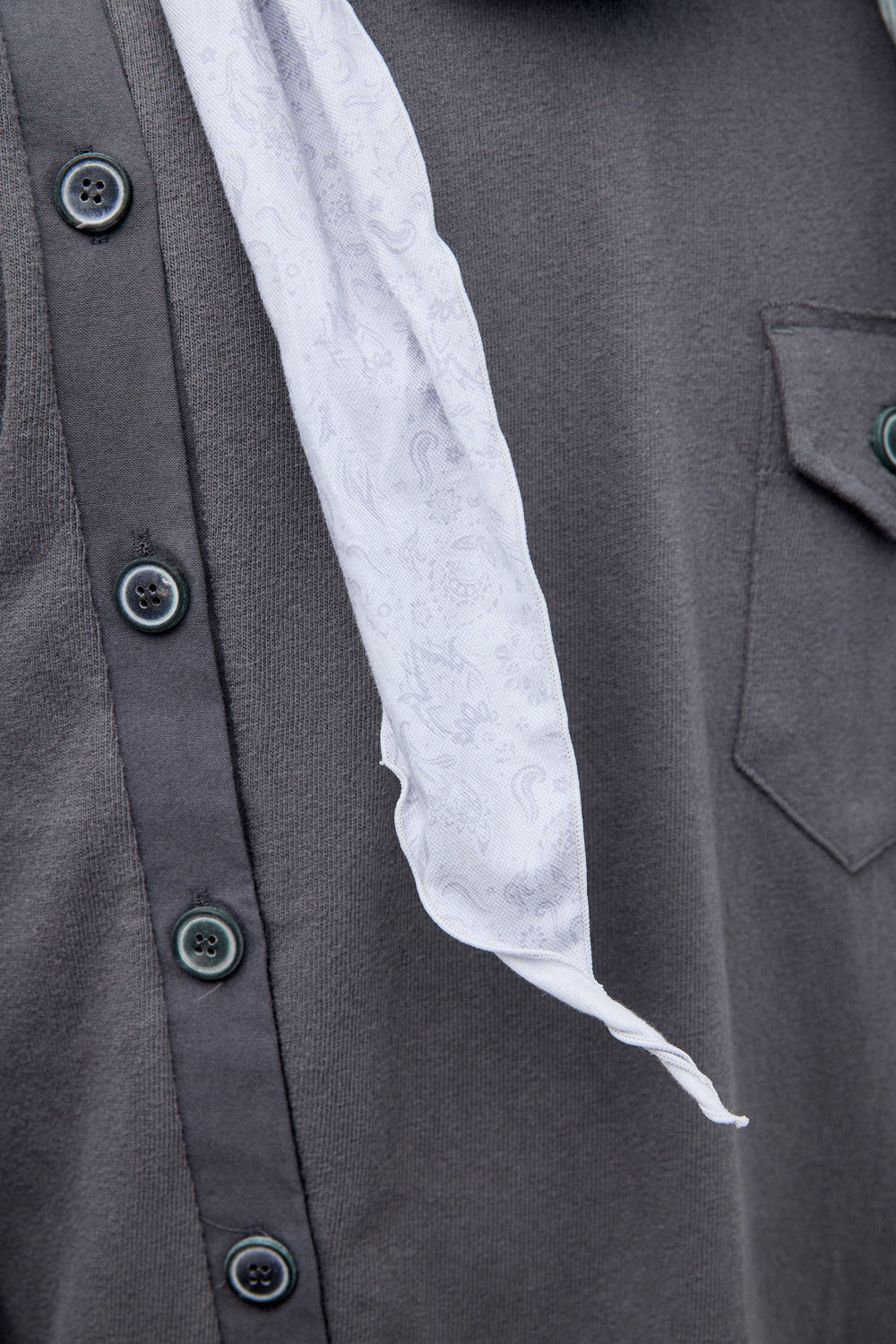 Hatchingroom - Diamond Scarf Floral Paisley (Light Grey) product image 8 | TRAB K-Fashion Australia