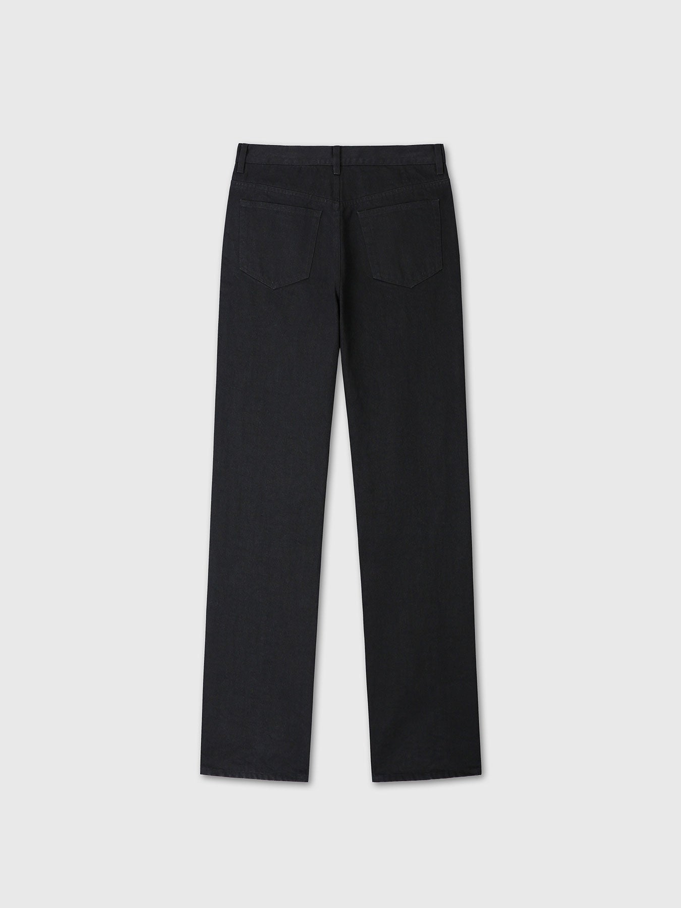 Tonywack - Slim-Straight Denim Jeans (Rinsed Black) product image 10 | TRAB K-Fashion Australia