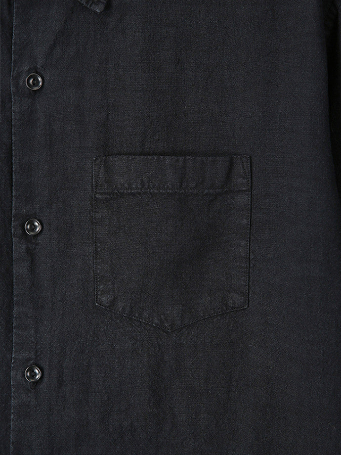 Art if acts - Washed Linen Shirt (Black) product image 9 | TRAB K-Fashion Australia