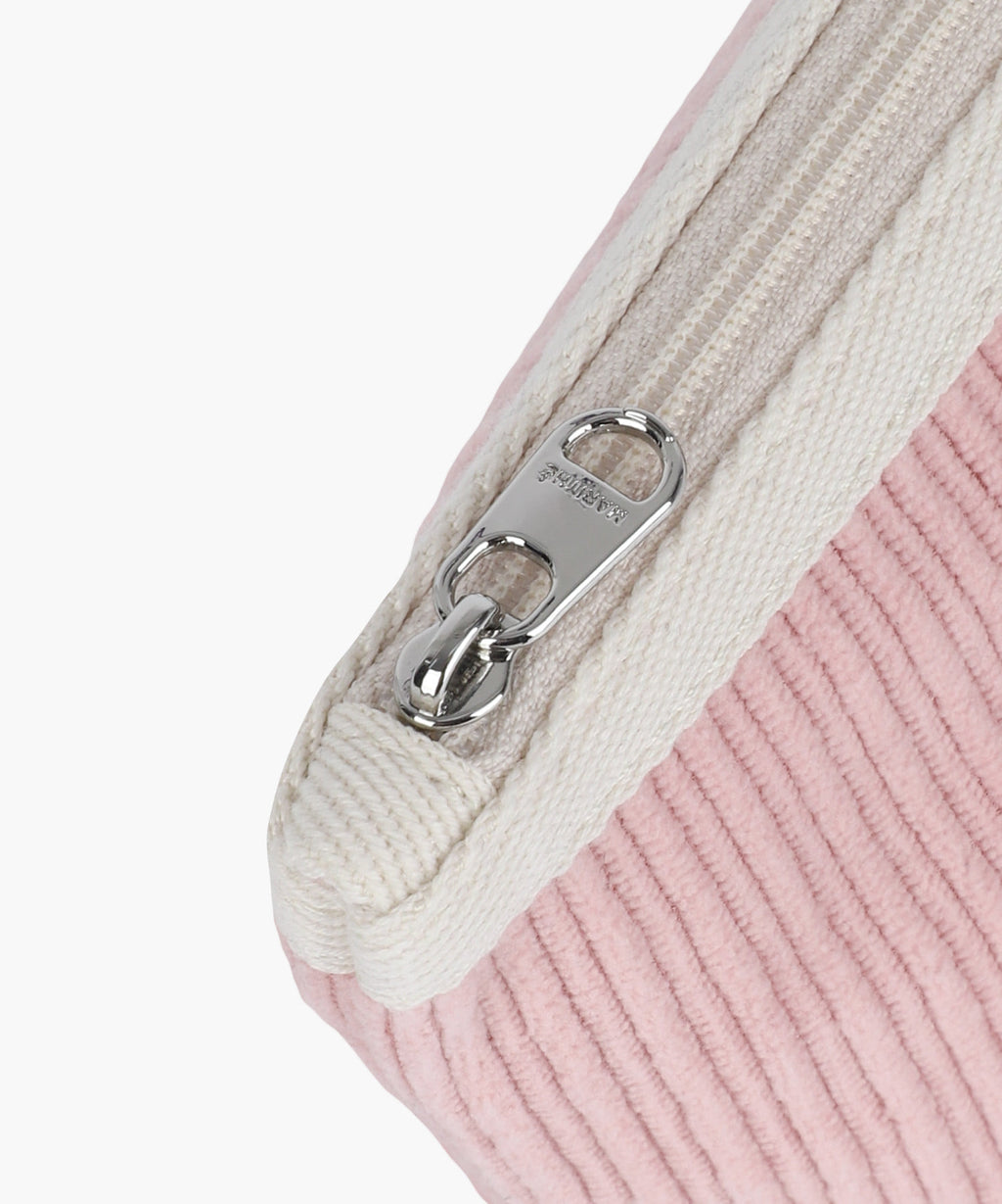 Marithe & Francois Girbaud - Classic Logo Corduroy Pouch (Pink) product image 5 | TRAB K-Fashion Australia
