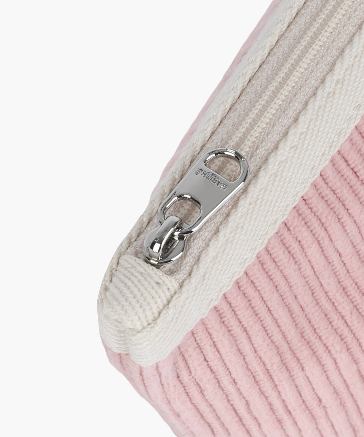 Marithe & Francois Girbaud - Classic Logo Corduroy Pouch (Pink) product image 5 | TRAB K-Fashion Australia