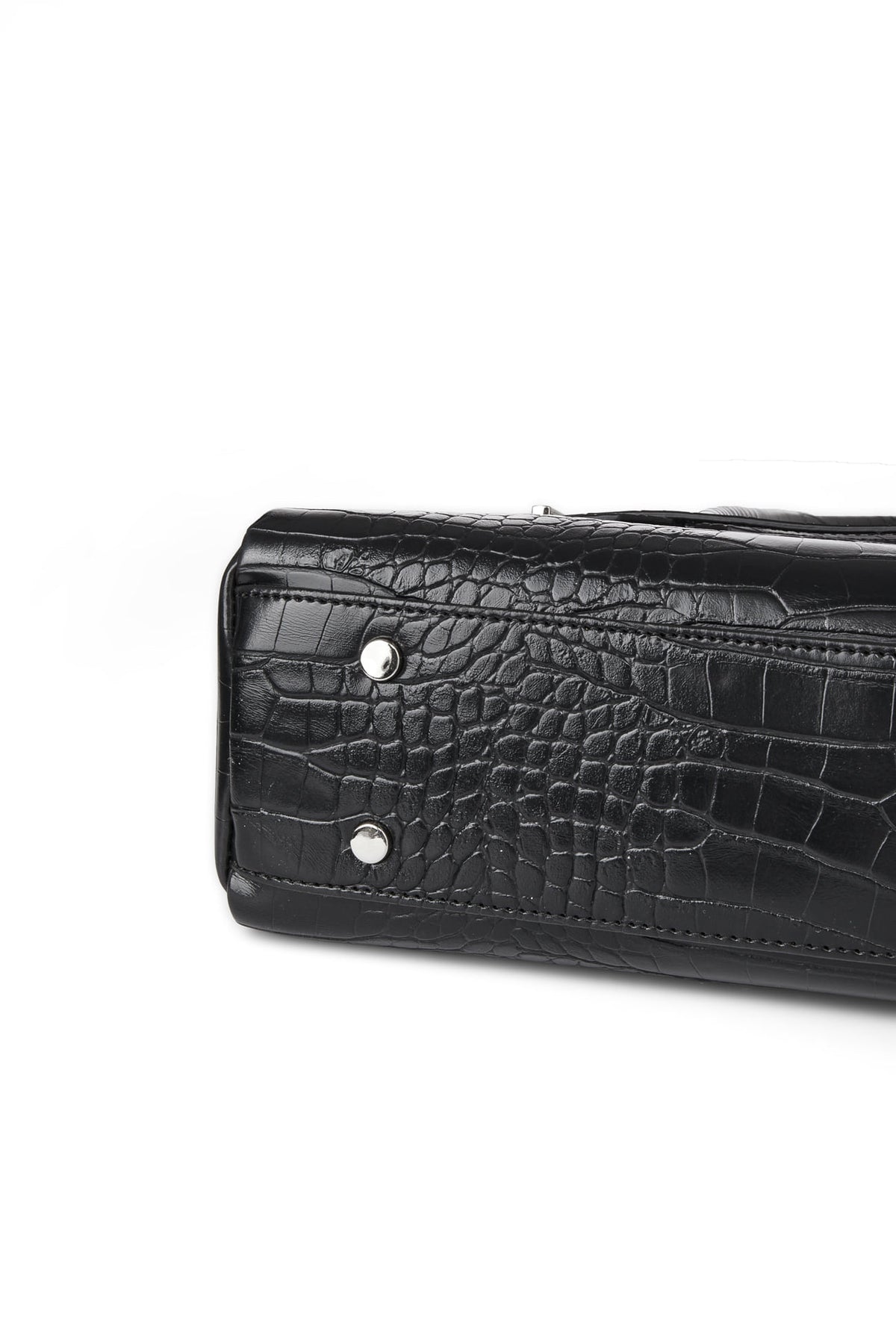 Deinet - Crocodile Pattern Two-Way Bag (Black) product image 9 | TRAB K-Fashion Australia
