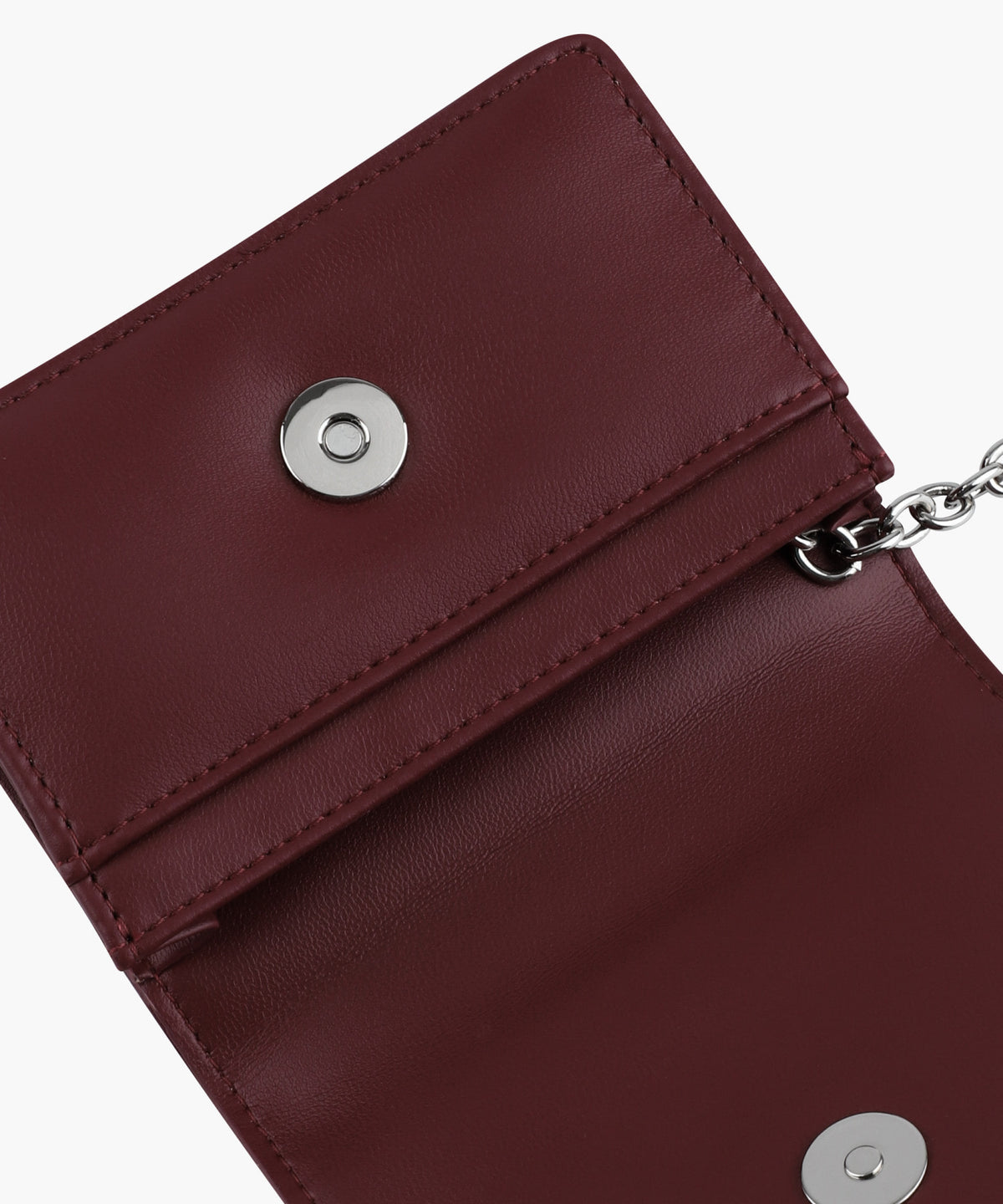 Marithe & Francois Girbaud - Classic Logo Flap Card Wallet (Burgundy) product image 5 | TRAB K-Fashion Australia