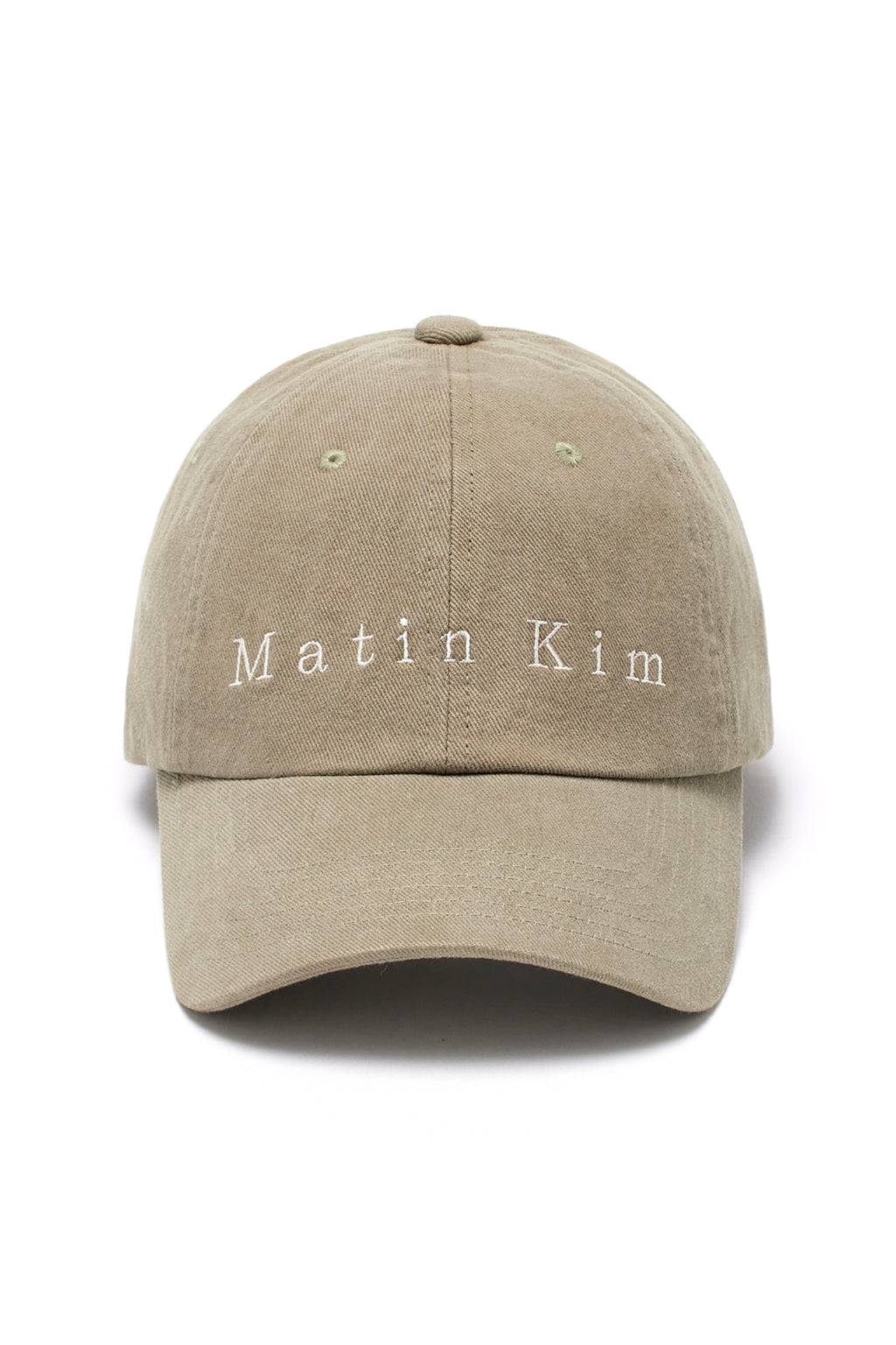 Matin Kim - Matin Cotton Washed Ball Cap (Beige) product image 7 | TRAB K-Fashion Australia