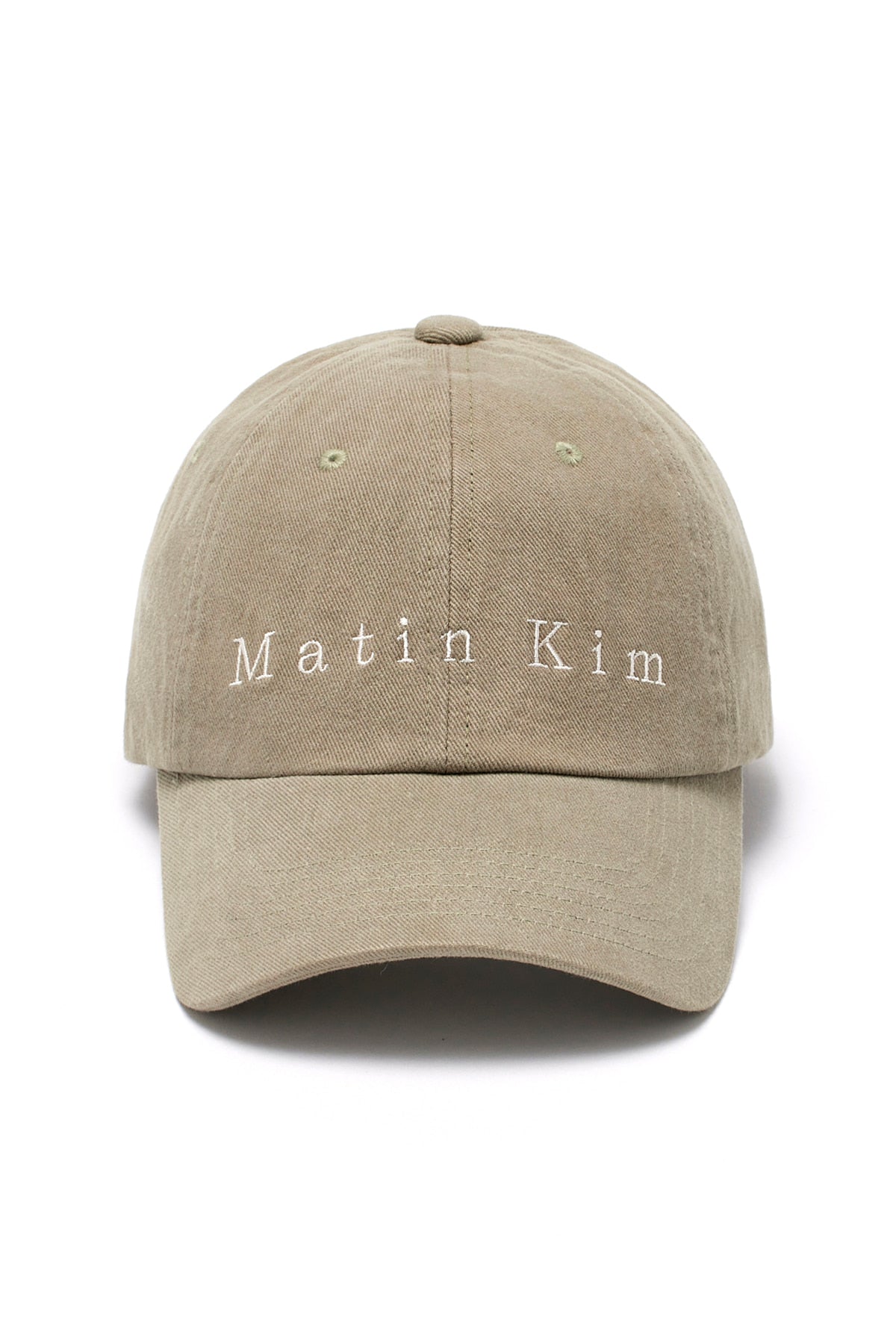 Matin Kim - Matin Cotton Washed Ball Cap (Beige) product image 7 | TRAB K-Fashion Australia