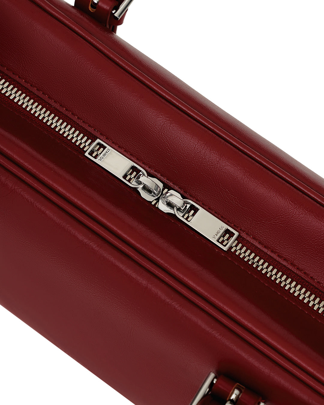 Stand Oil - Square Bowling Bag (Red Wine) product image 7 | TRAB K-Fashion Australia