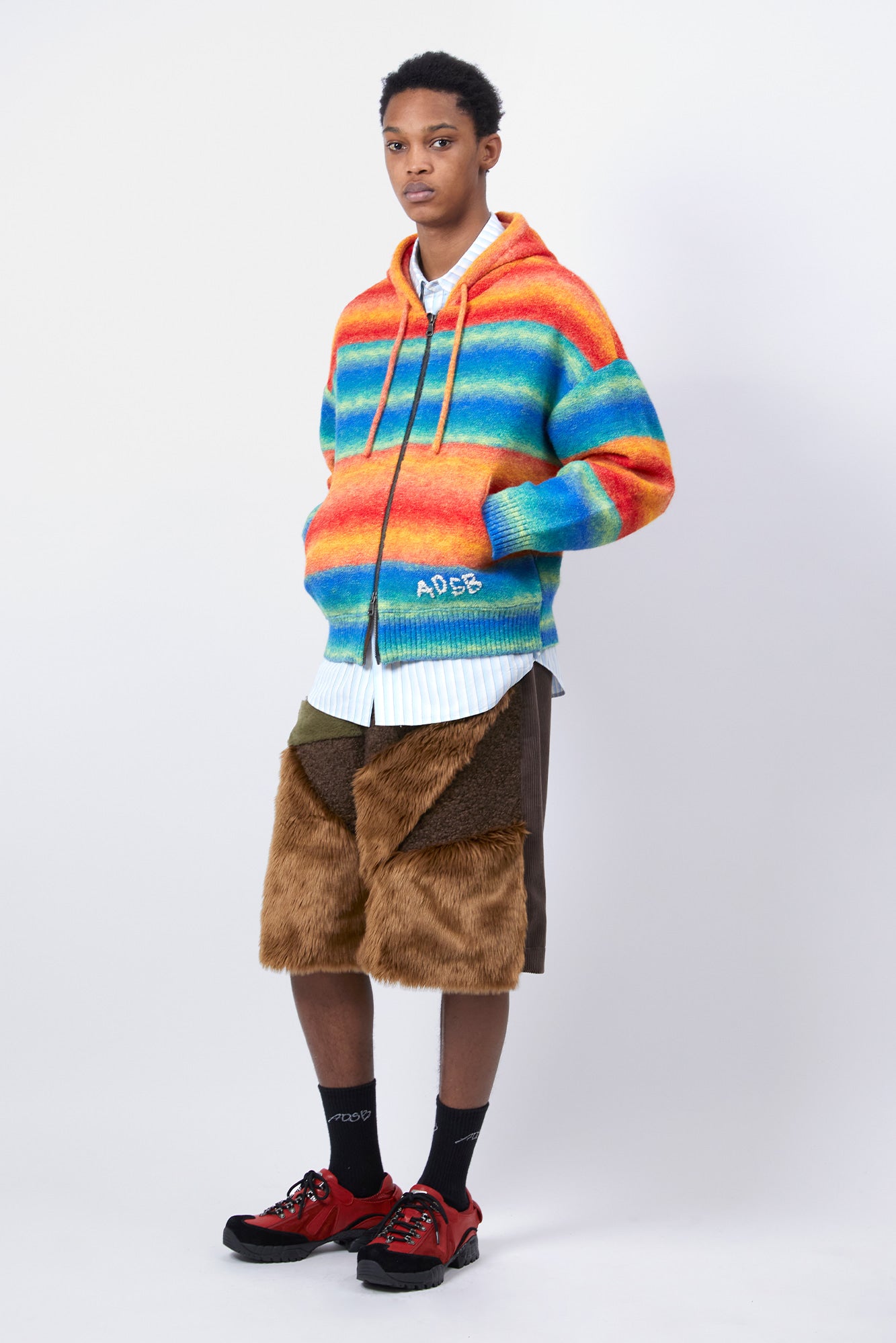 Andersson Bell - Unisex Multi Gradient Hoodie (Multi) product image 3 | TRAB K-Fashion Australia