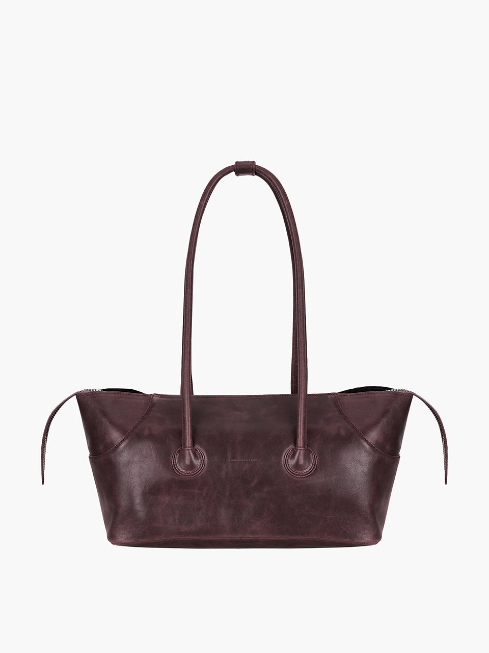 Marge Sherwood - Boat Shopper Large (Wine Pull-Up) product image 1 | TRAB K-Fashion Australia