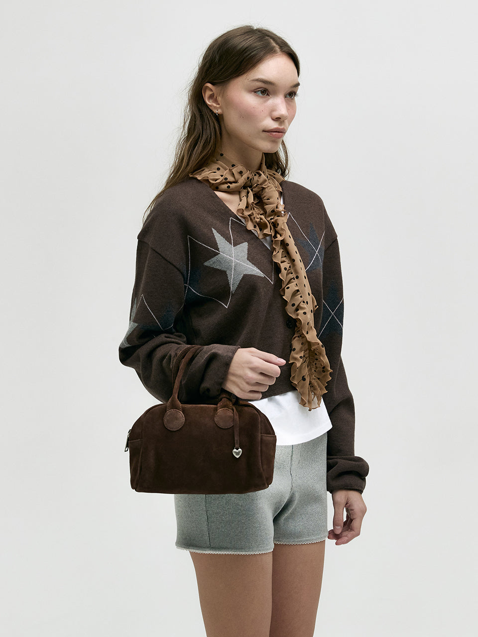 Marge Sherwood - Soft Bowling (Choco Brown Suede) product image 7 | TRAB K-Fashion Australia