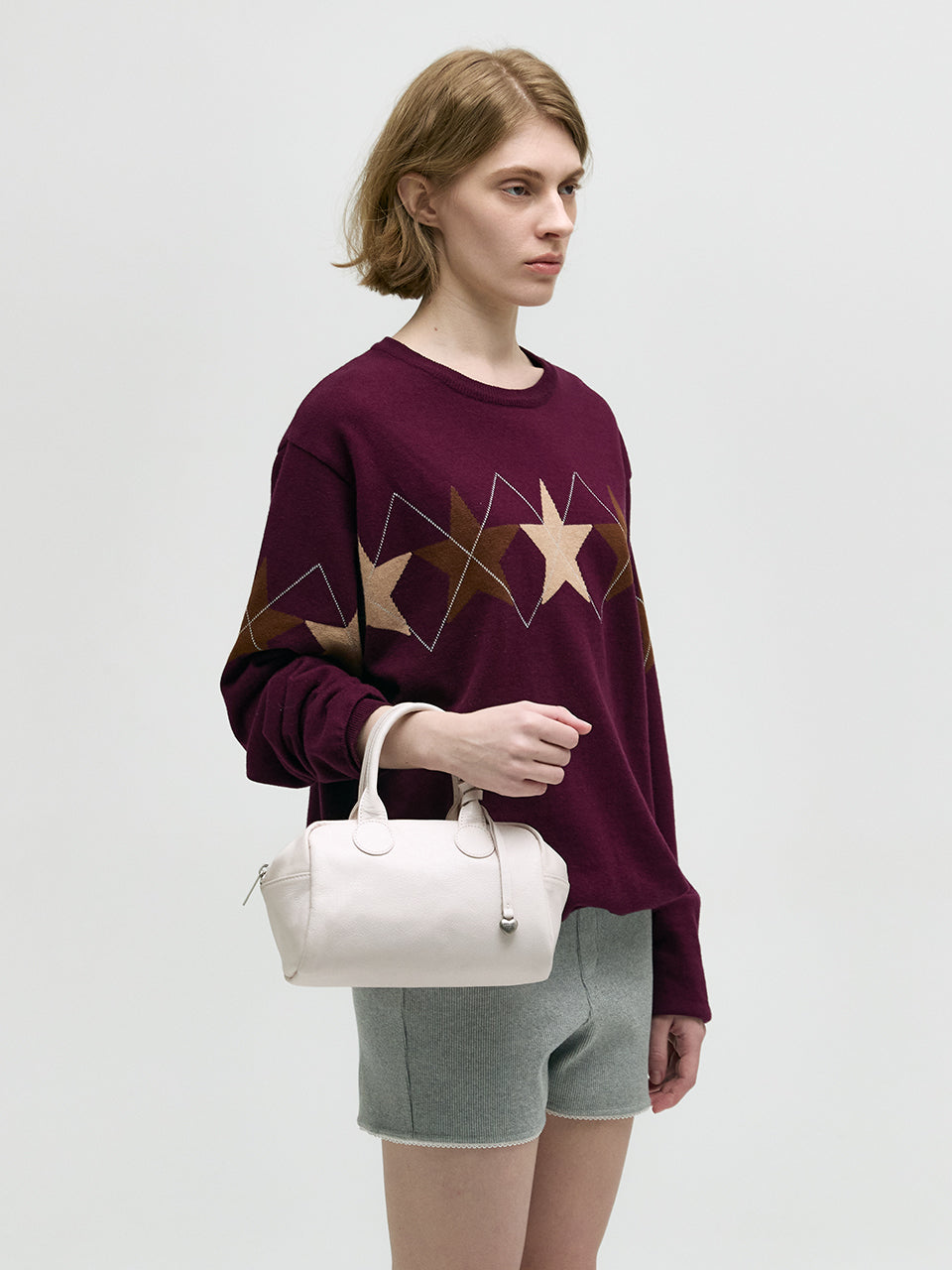 Marge Sherwood - Soft Bowling (Pale Pink Cracked) product image 2 | TRAB K-Fashion Australia