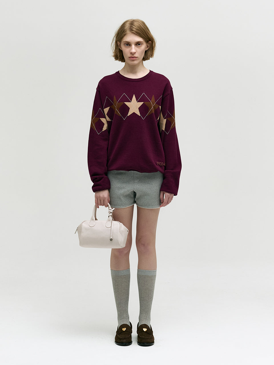 Marge Sherwood - Soft Bowling (Pale Pink Cracked) product image 3 | TRAB K-Fashion Australia