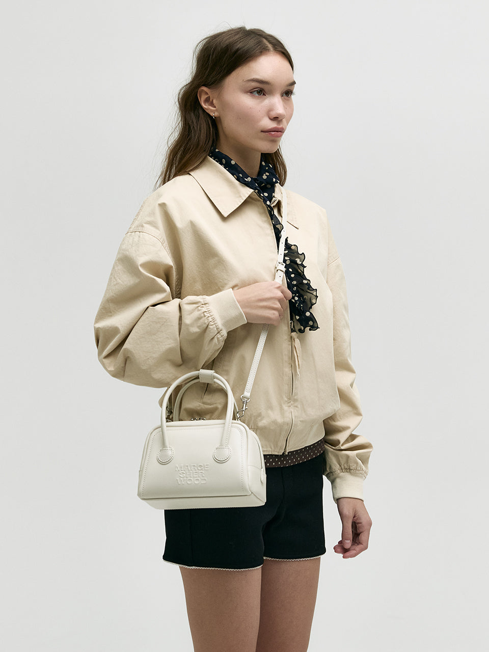 Marge Sherwood - Soft Tote Mini (Cream Plain) product image 2 | TRAB K-Fashion Australia