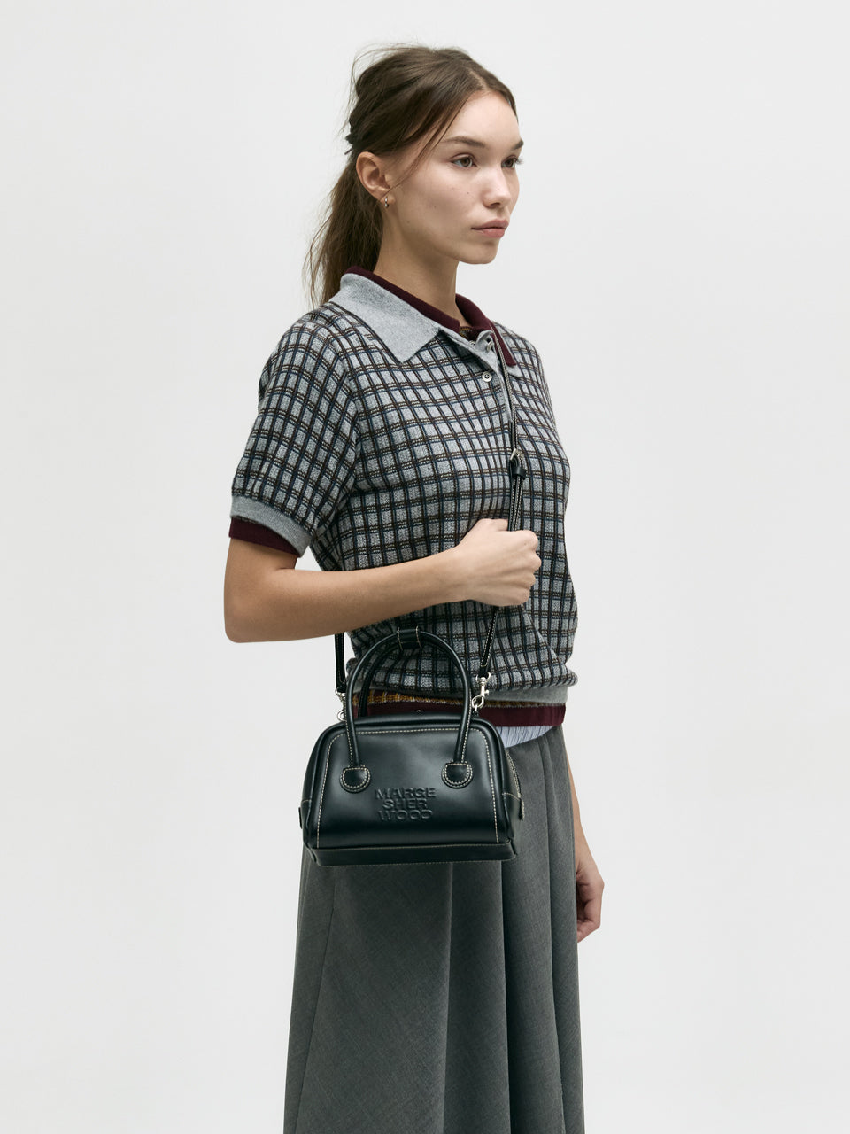 Marge Sherwood - Soft Tote Mini (Black Plain) product image 2 | TRAB K-Fashion Australia