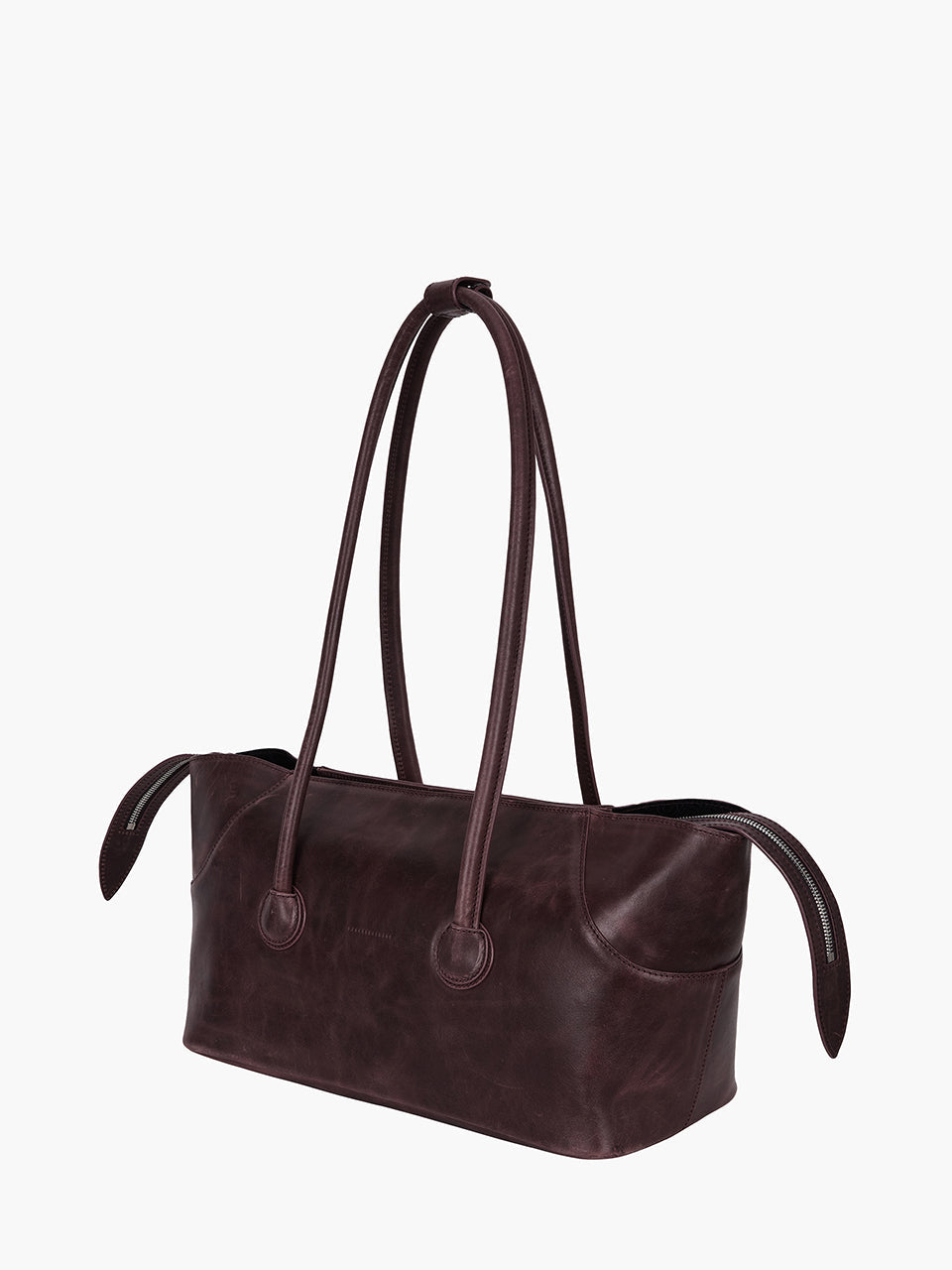 Marge Sherwood - Boat Shopper Large (Wine Pull-Up) product image 7 | TRAB K-Fashion Australia