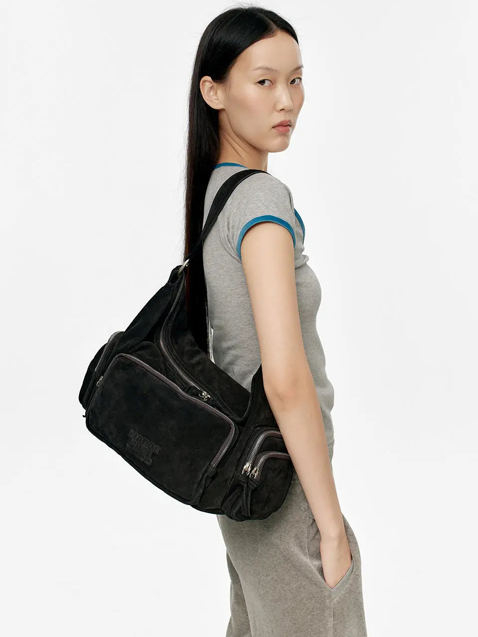 Marge Sherwood - City Hobo Ew (Black Suede) product image 2 | TRAB K-Fashion Australia