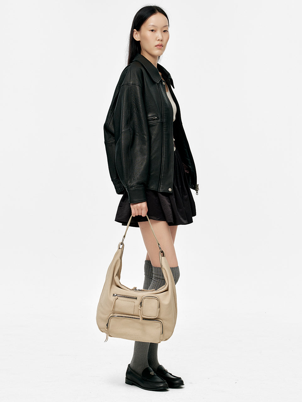 Marge Sherwood - City Hobo Ns (Nude Nubuck) product image 3 | TRAB K-Fashion Australia