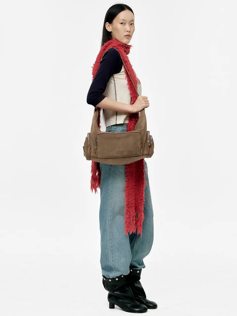 Marge Sherwood - City Hobo Ew (Cappuccino Suede) product image 3 | TRAB K-Fashion Australia