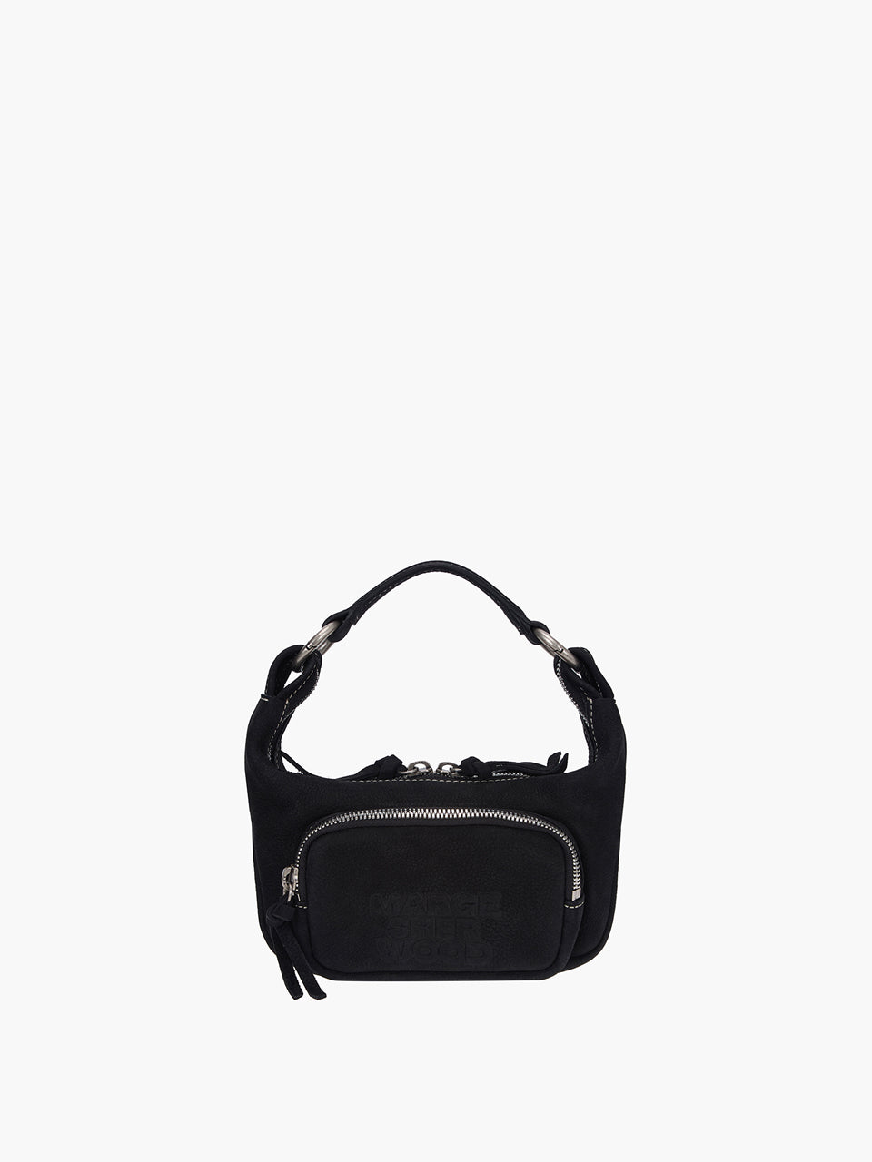 Marge Sherwood - City Hobo Micro (Black Nubuck) product image 1 | TRAB K-Fashion Australia