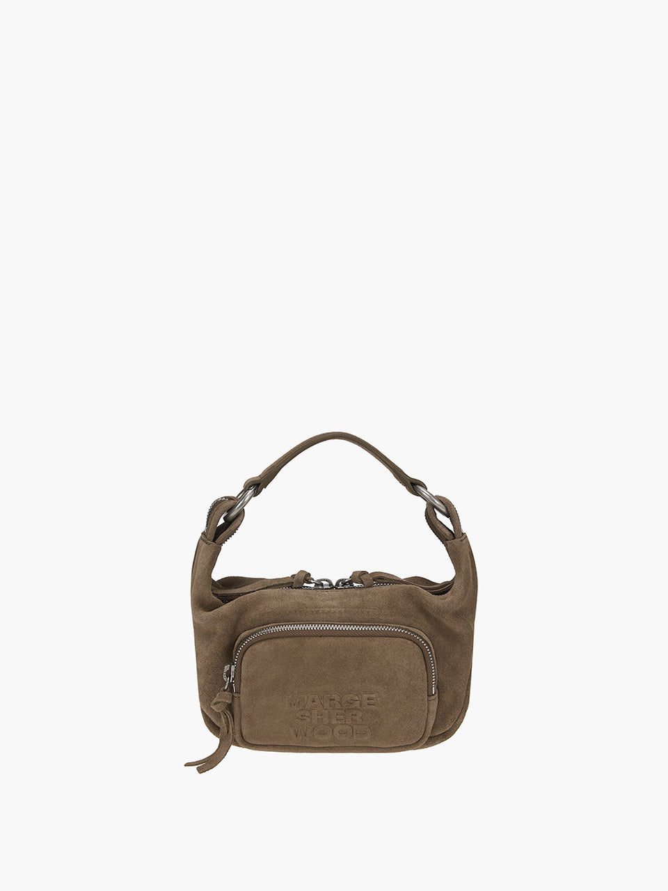 Marge Sherwood - City Hobo Micro (Cappuccino Suede) product image 4 | TRAB K-Fashion Australia