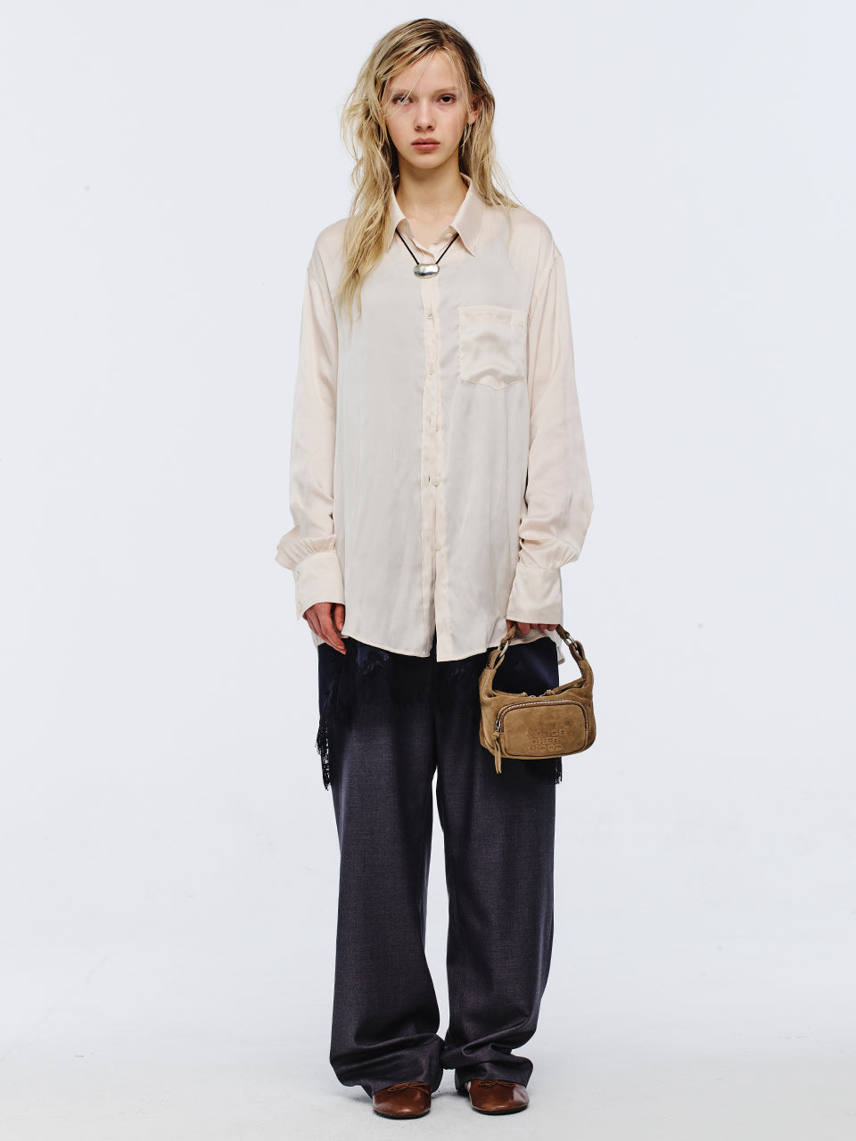 Marge Sherwood - City Hobo Micro (Cappuccino Suede) product image 3 | TRAB K-Fashion Australia