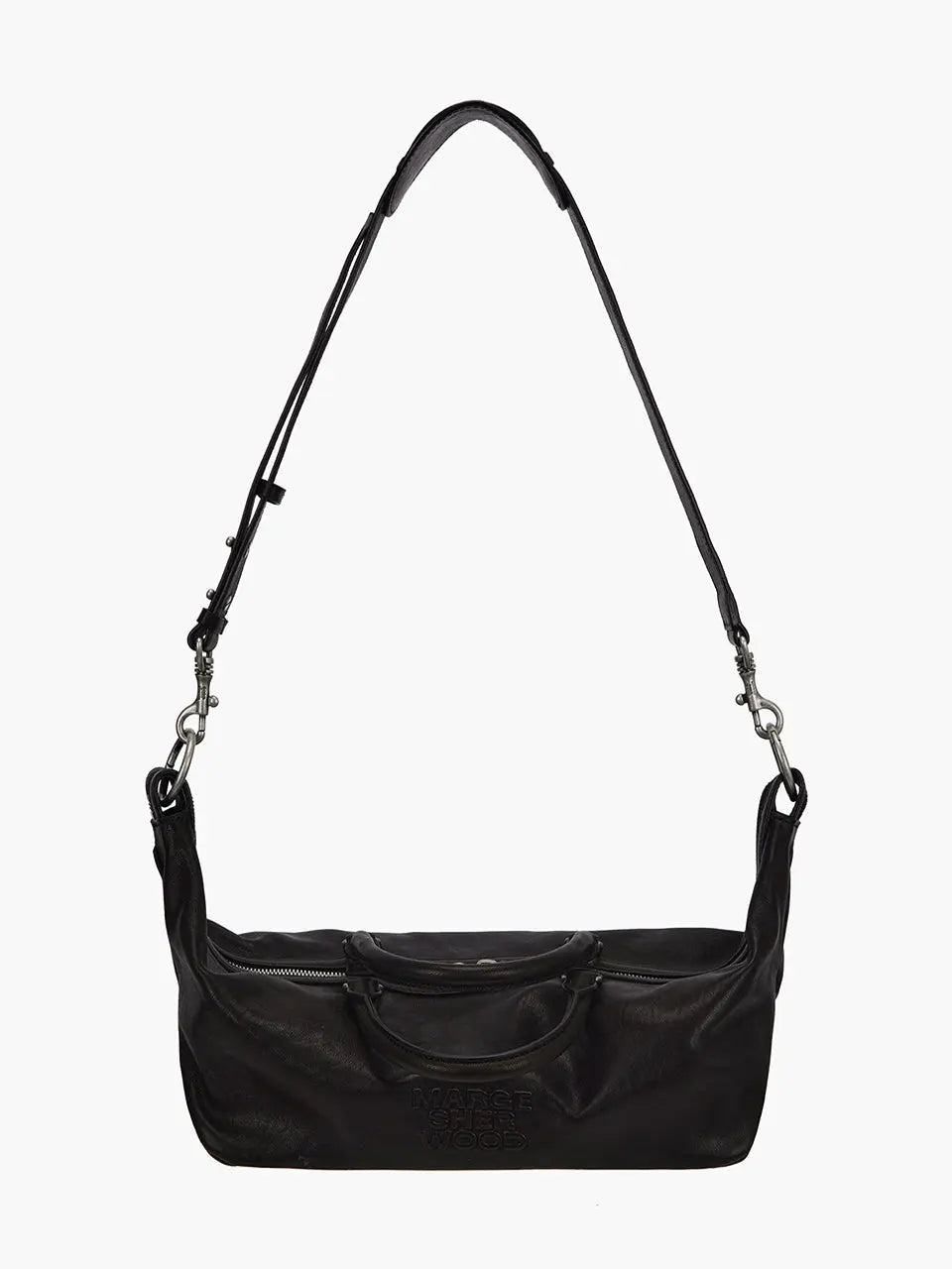 Marge Sherwood - Dumpling Ew Tote (Black Washed Nappa) product image 7 | TRAB K-Fashion Australia