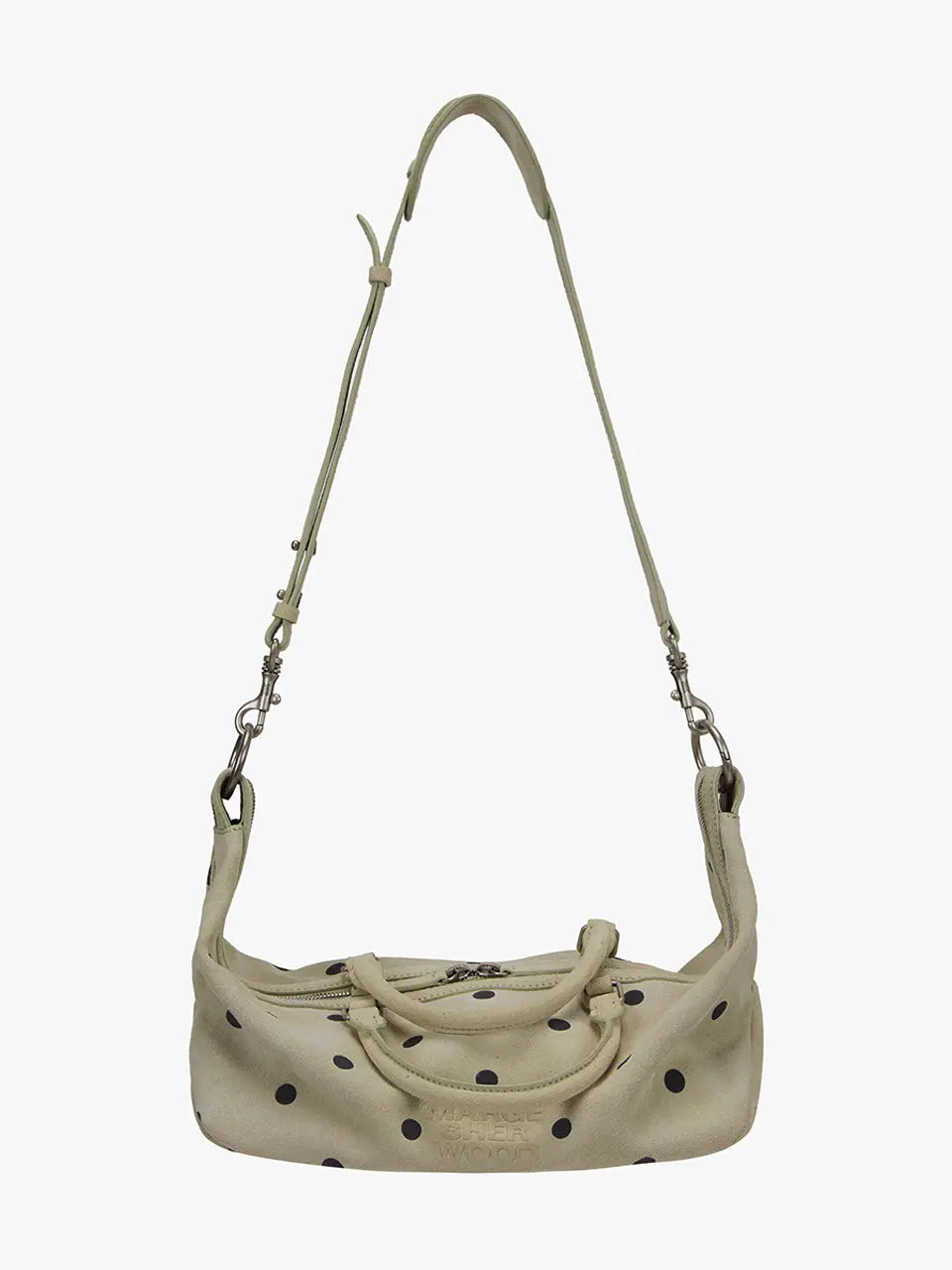 Marge Sherwood - Dumpling Ew Tote (Blond Wood Printed Suede) product image 6 | TRAB K-Fashion Australia