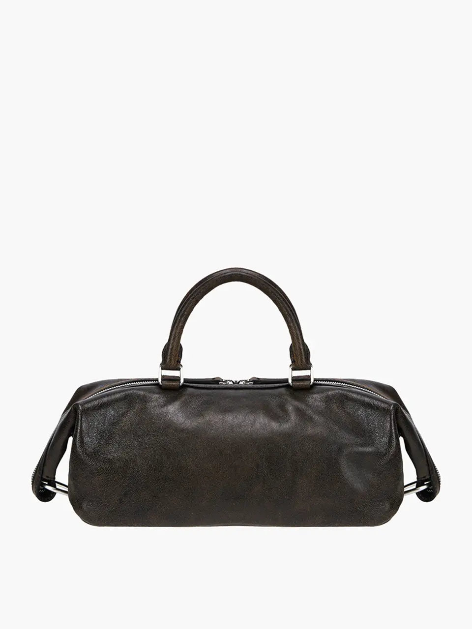 Marge Sherwood - Dumpling Ew Tote (Brown+Black Two-Tone Cracked) product image 5 | TRAB K-Fashion Australia