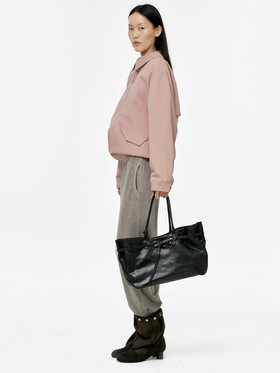 Marge Sherwood - Grandma Used Bag Large (Black Pull-Up) product image 3 | TRAB K-Fashion Australia