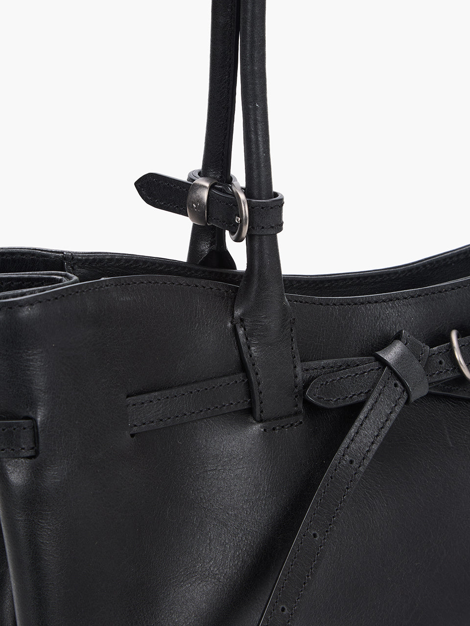 Marge Sherwood - Grandma Used Shoulder Bag (Black Pull-Up) product image 5 | TRAB K-Fashion Australia