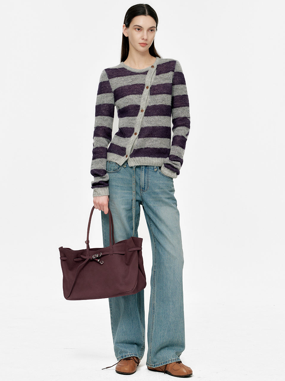Marge Sherwood - Grandma Used Bag Large (Wine Nubuck) product image 3 | TRAB K-Fashion Australia