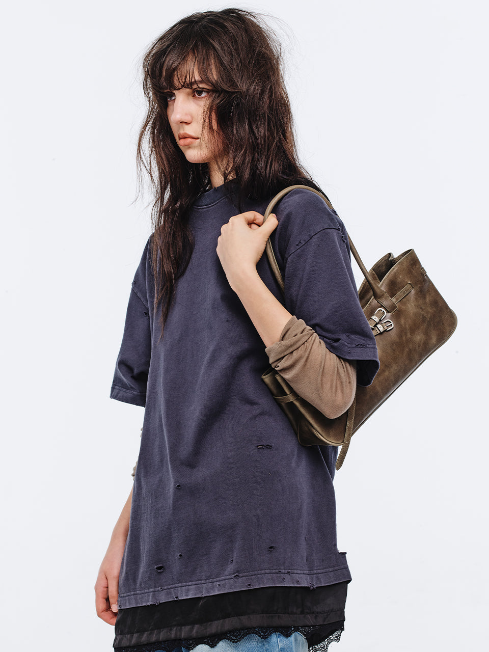 Marge Sherwood - Grandma Used Shoulder Bag (Etoffe Pull-Up) product image 2 | TRAB K-Fashion Australia
